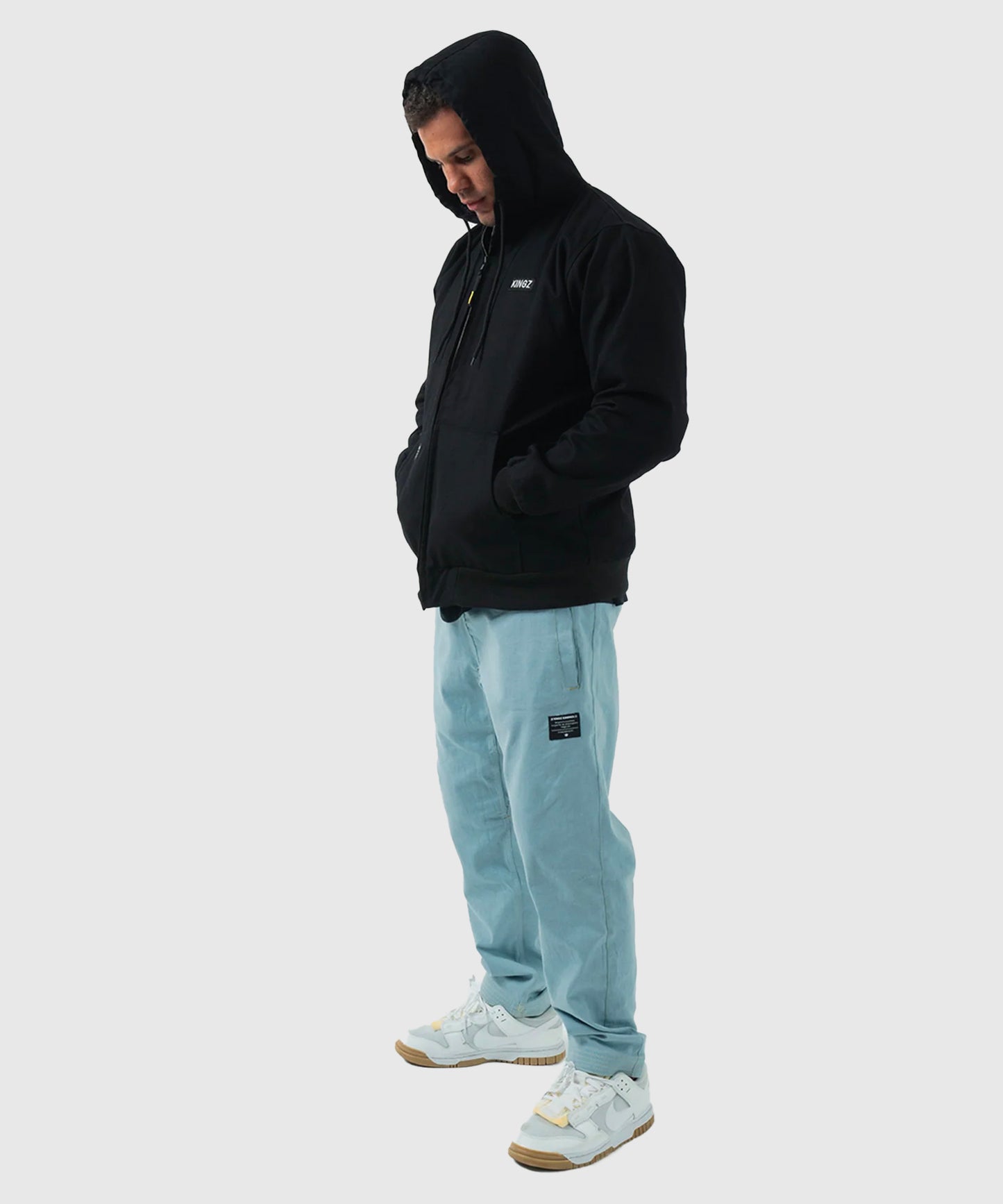 Kingz Canvas Jacket - Black