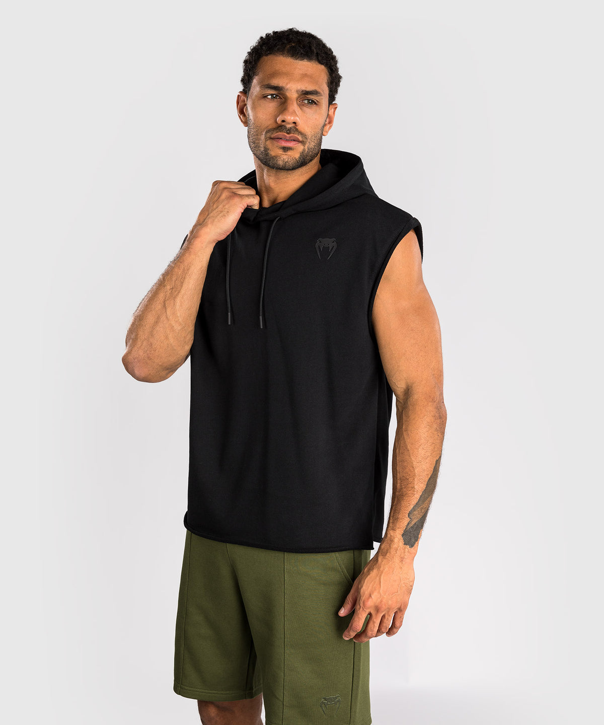 Venum Divide Ärmelloser Kapuzenpullover - Schwarz