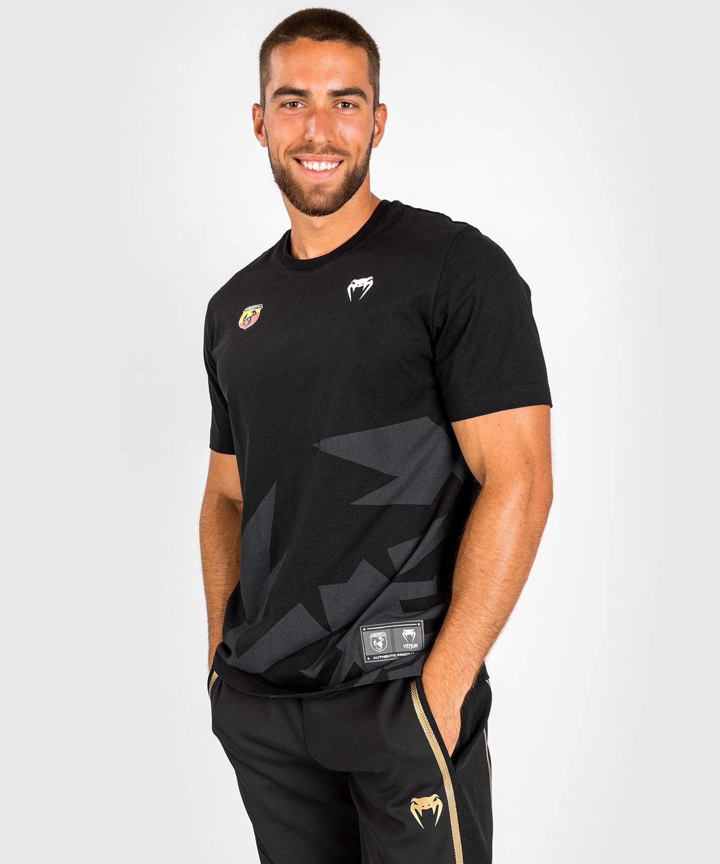 Venum Abarth #1 T-Shirt - Schwarz/Gold