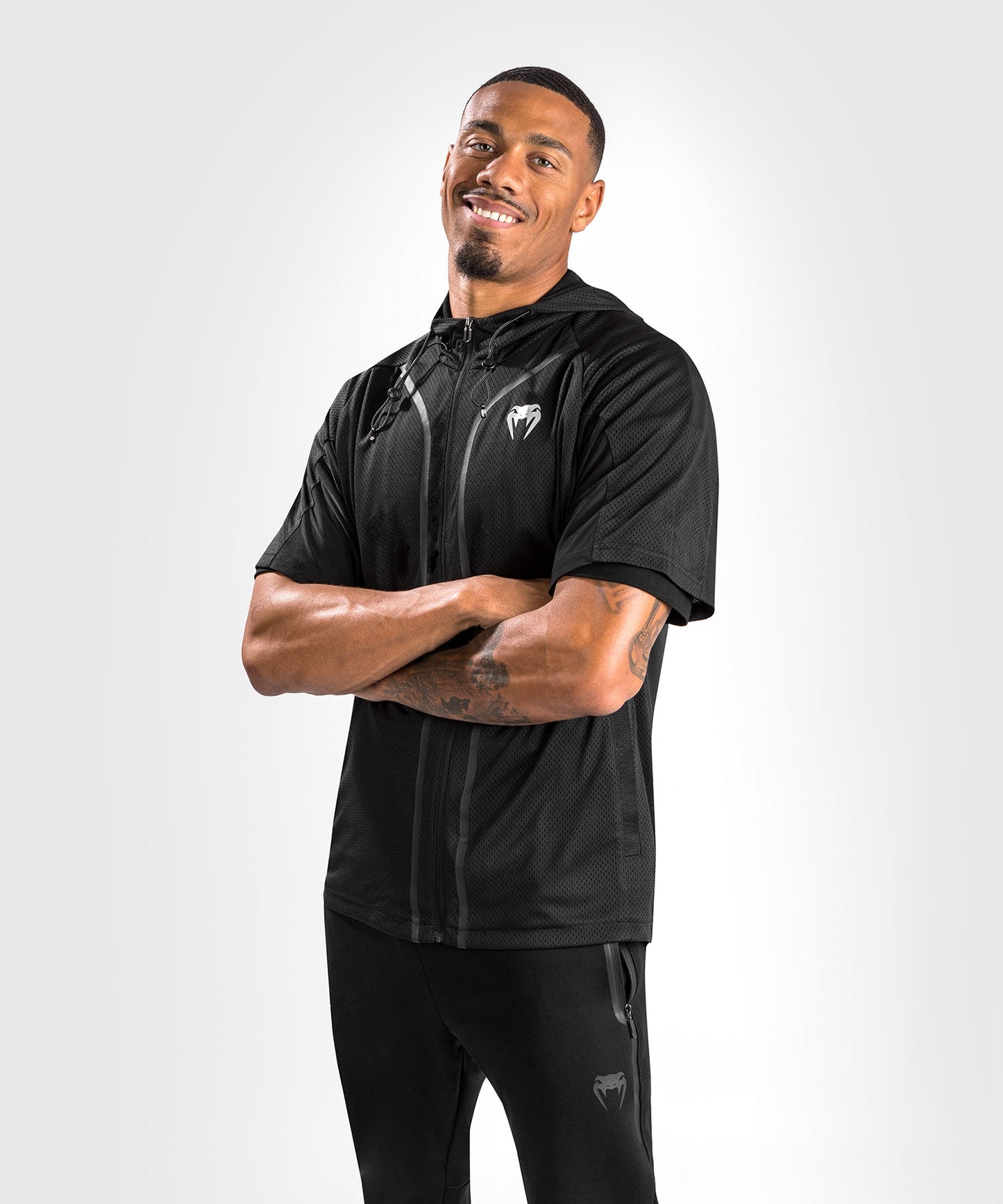 Venum Electron 3.0 Dry Tech Jacke - Kurzarm - Schwarz