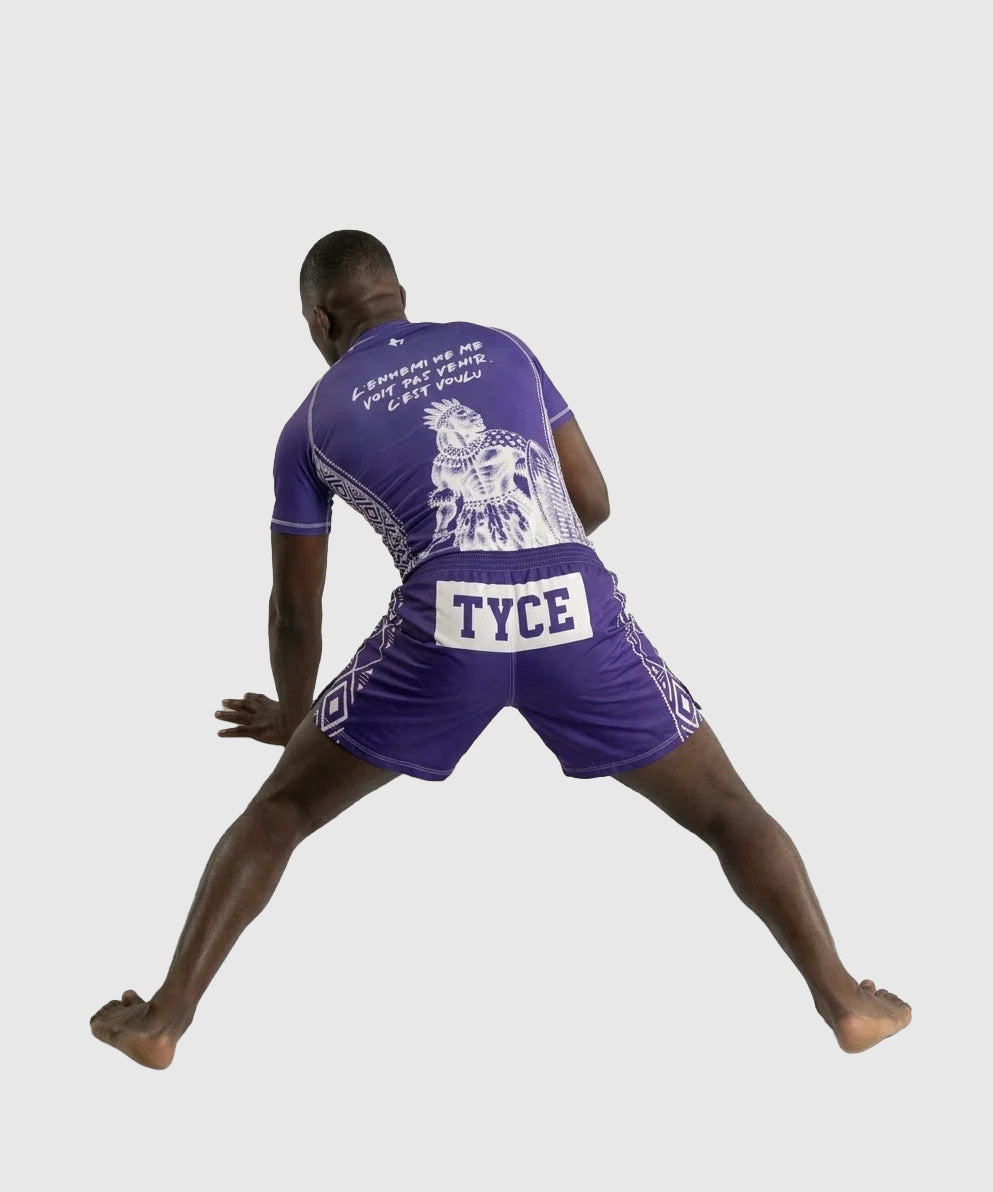 Rashguard TYCE CULTURE OF WAR Shaka Zulu - Violet