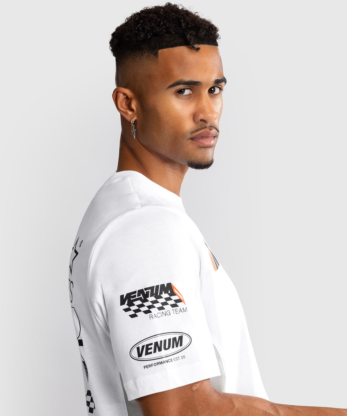 Venum Motorsport Camiseta - Blanco Nieve