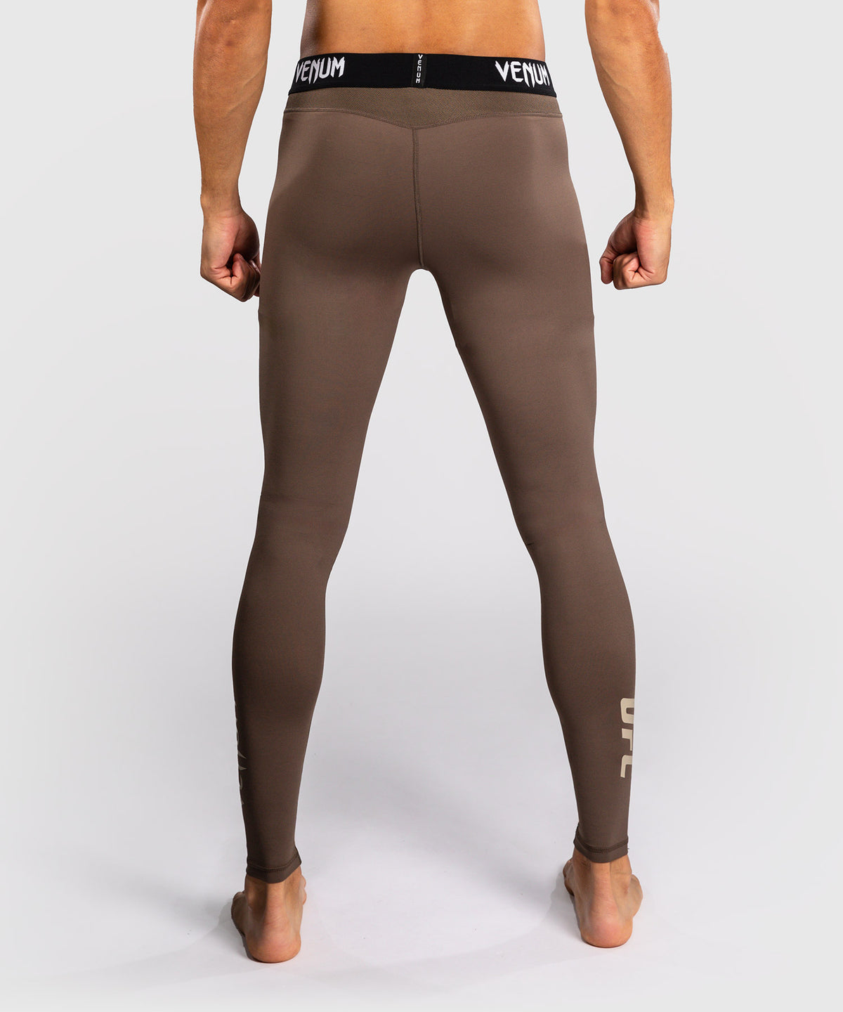 Venum UFC Unity by Venum Authentic Fight Week Pantalón de Compresión Técnico para Hombre - Marrón