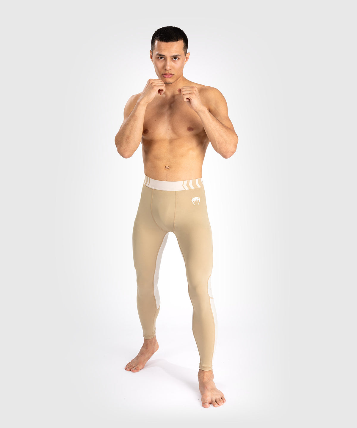 Pantalon de Compression pour Hommes Venum Tempest - Beige/Sable