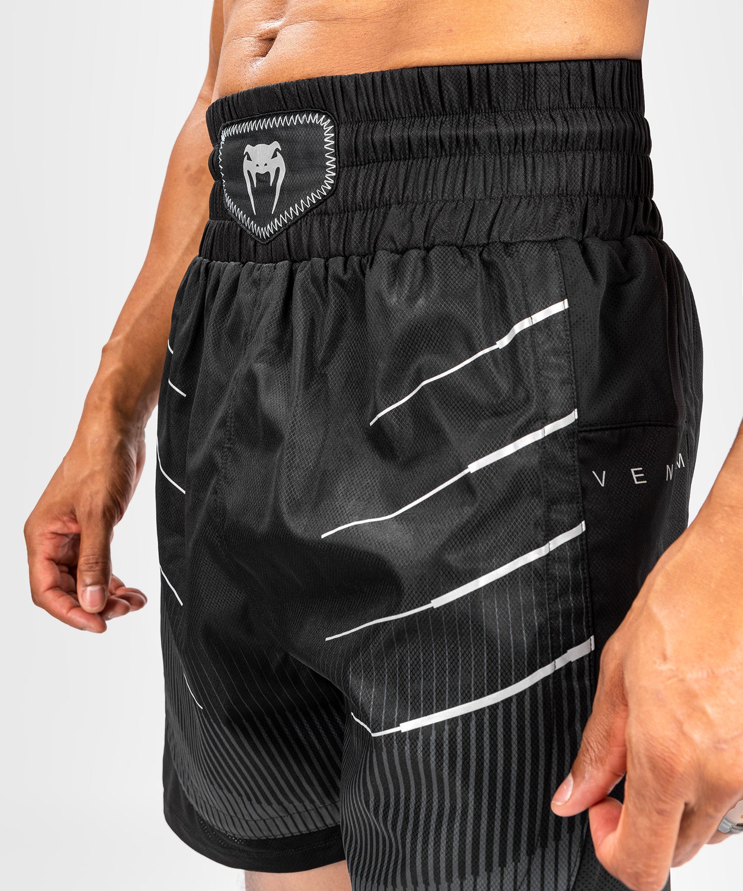 Short de Boxe Venum Biomecha – Noir/Gris