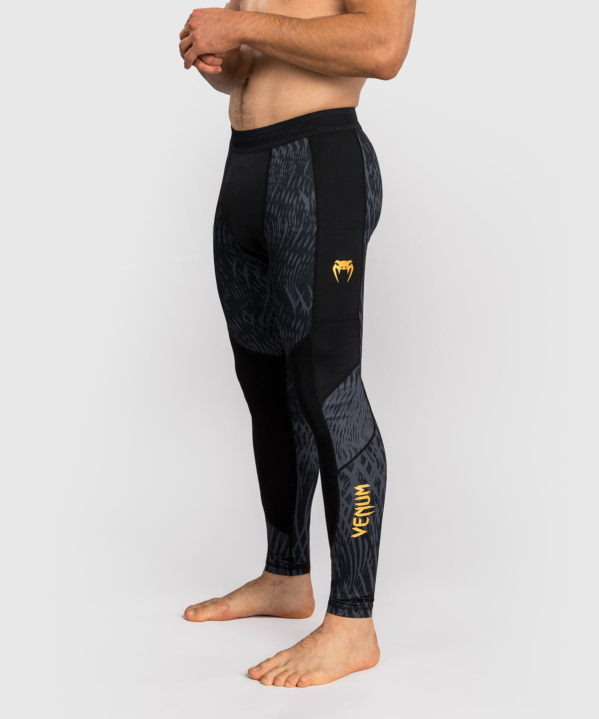 Pantalon de compression Venum x Chimaev - Noir/Gris