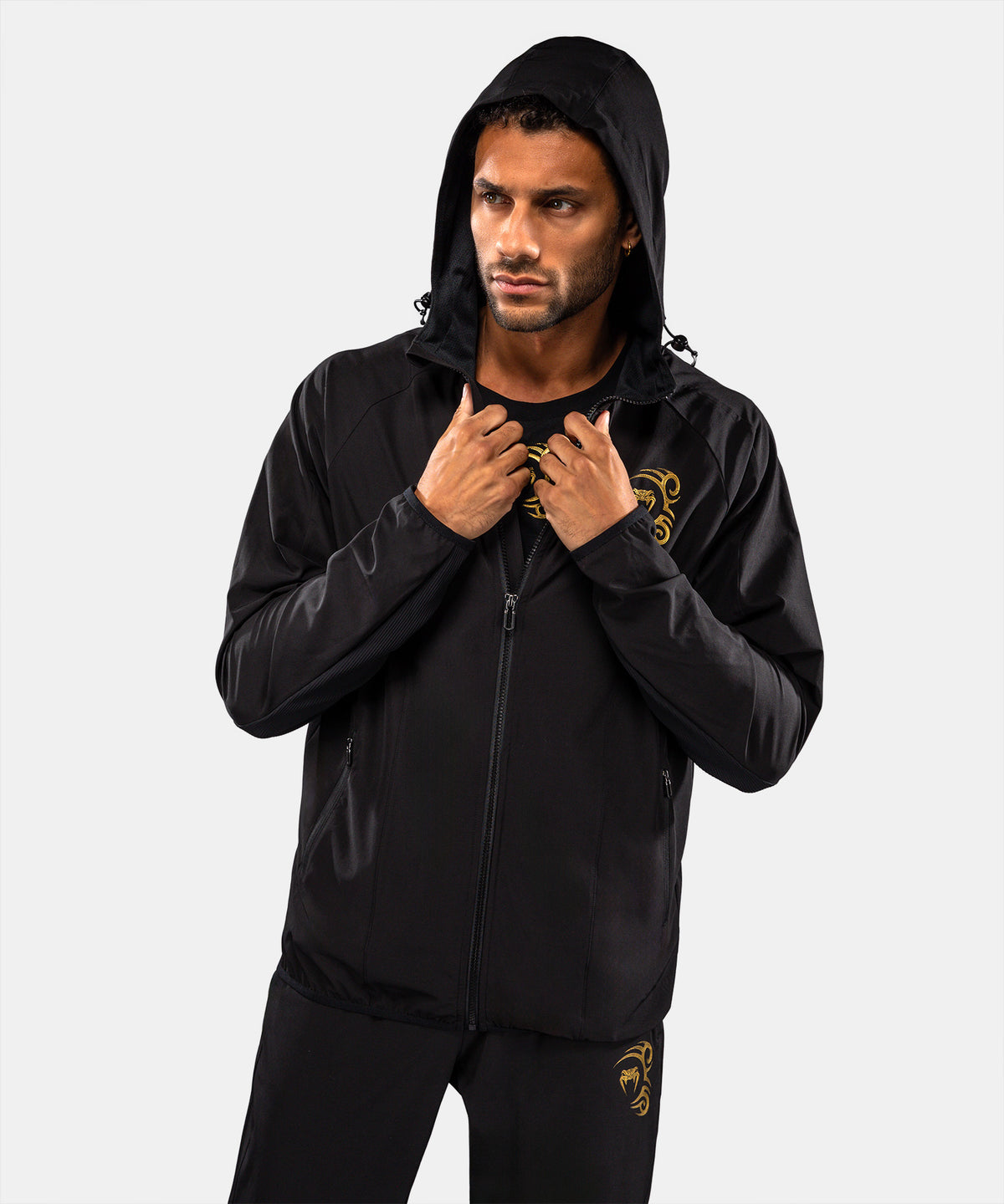 Veste de Survêtement Venum x Mike Tyson Tiger - Noir/Or