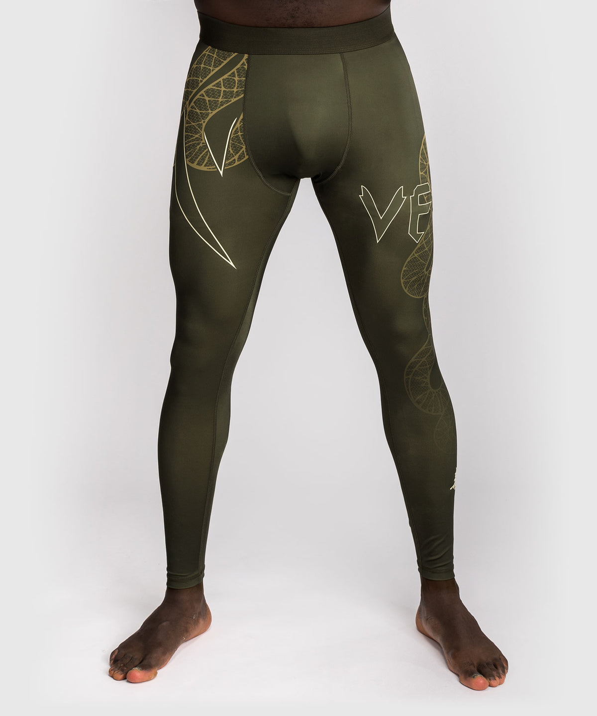 Venum Serpenti Pantaloni Compressivi – Kaki/Bronzo/Ivory