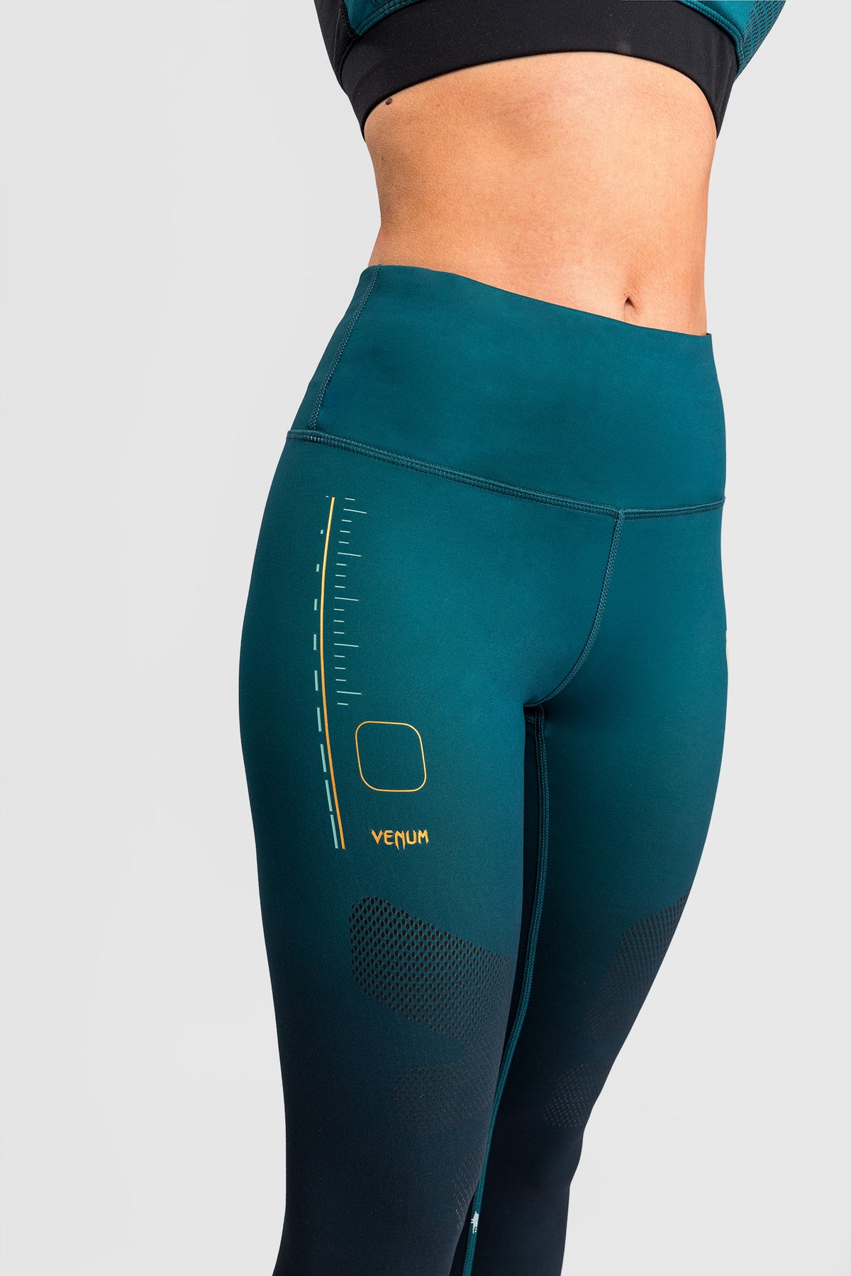 Venum Tactical XT Leggings - Negro/Verde bosque