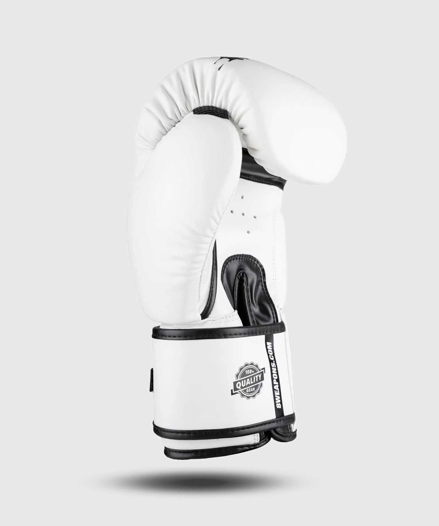 8 Weapons Unlimited Boxhandschuhe - Weiß/Schwarz