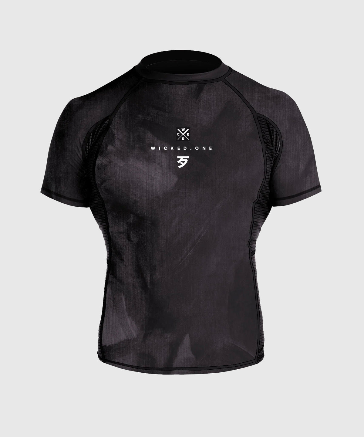 Wicked One Contest Rashguard de Manga Corta - Negro