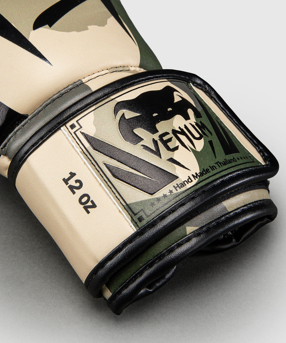 Gants de boxe Venum Elite Camo - Kaki/Blanc Cassé