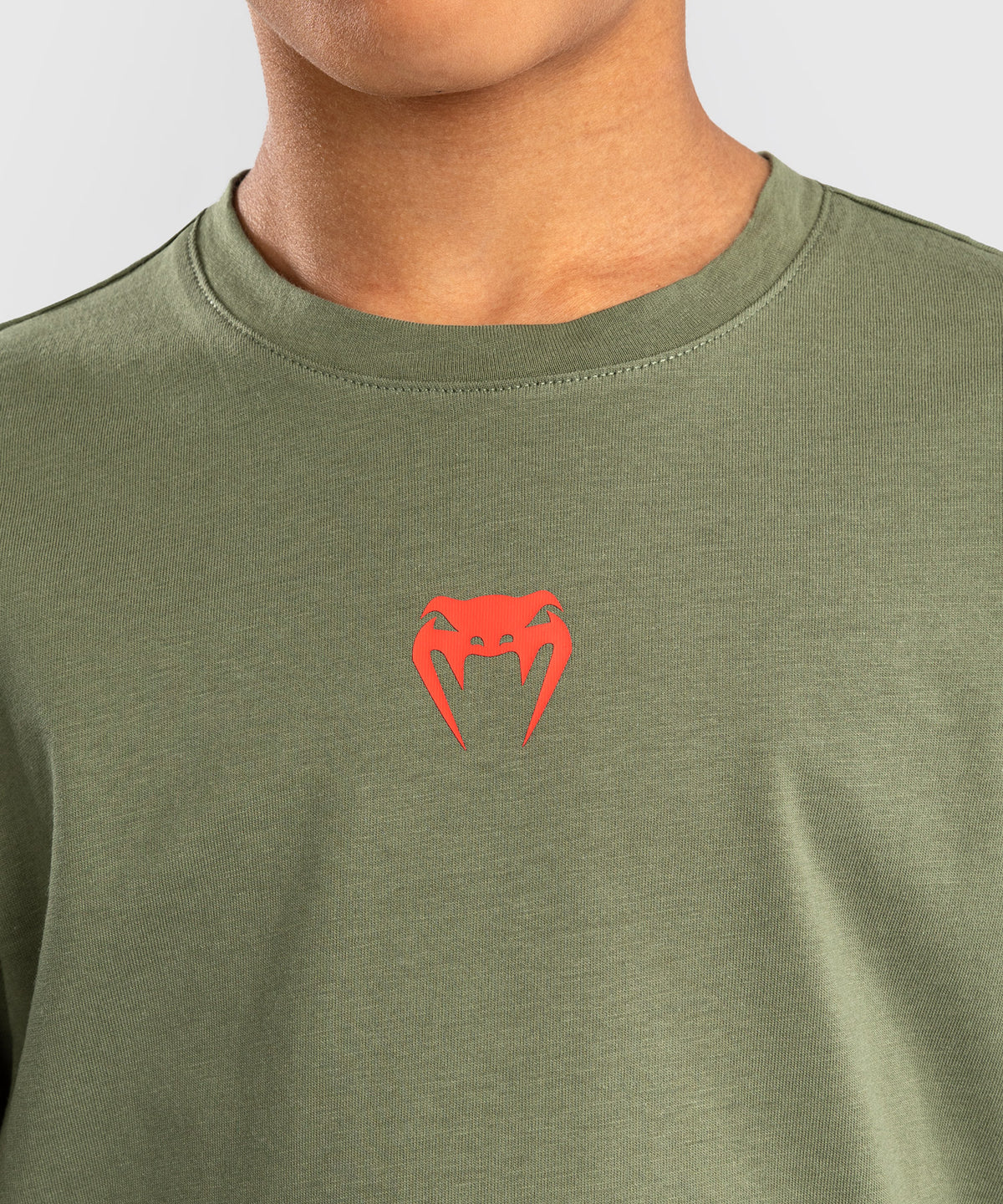 Venum Contender Camiseta para Niños - Verde Militar/Naranja