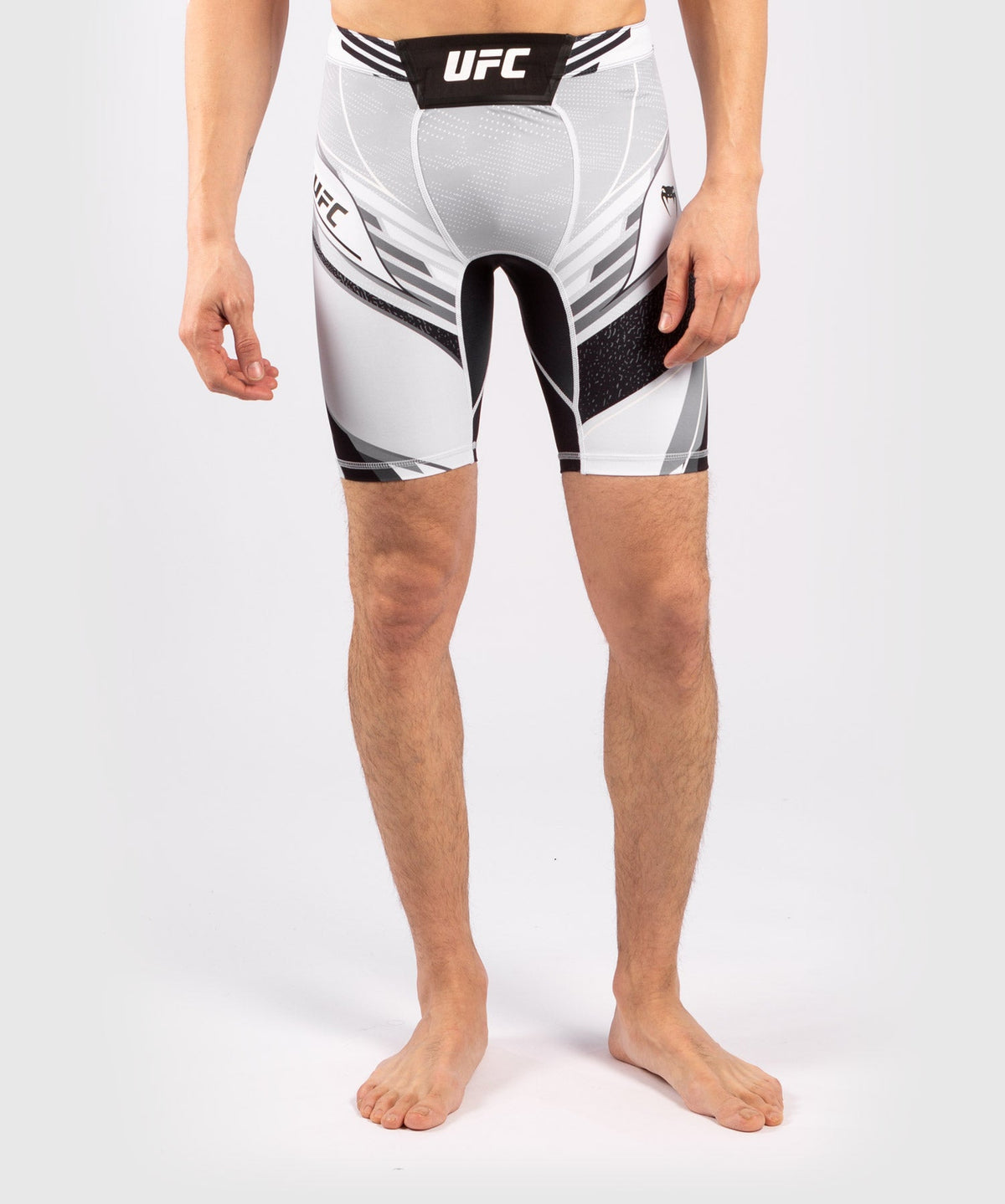 Short de compression pour Hommes UFC Venum Authentic Fight Night - Coupe Longue - Blanc