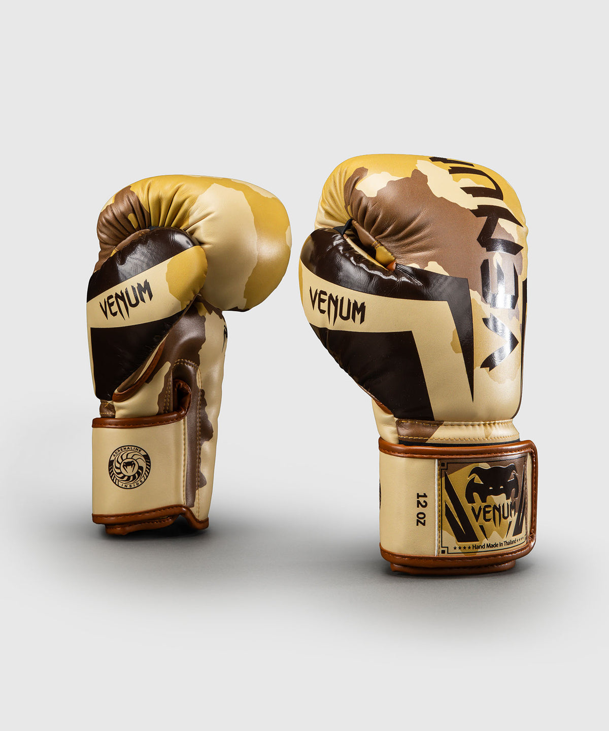 Gants de boxe Venum Elite Camo - Beige Clair/Marron