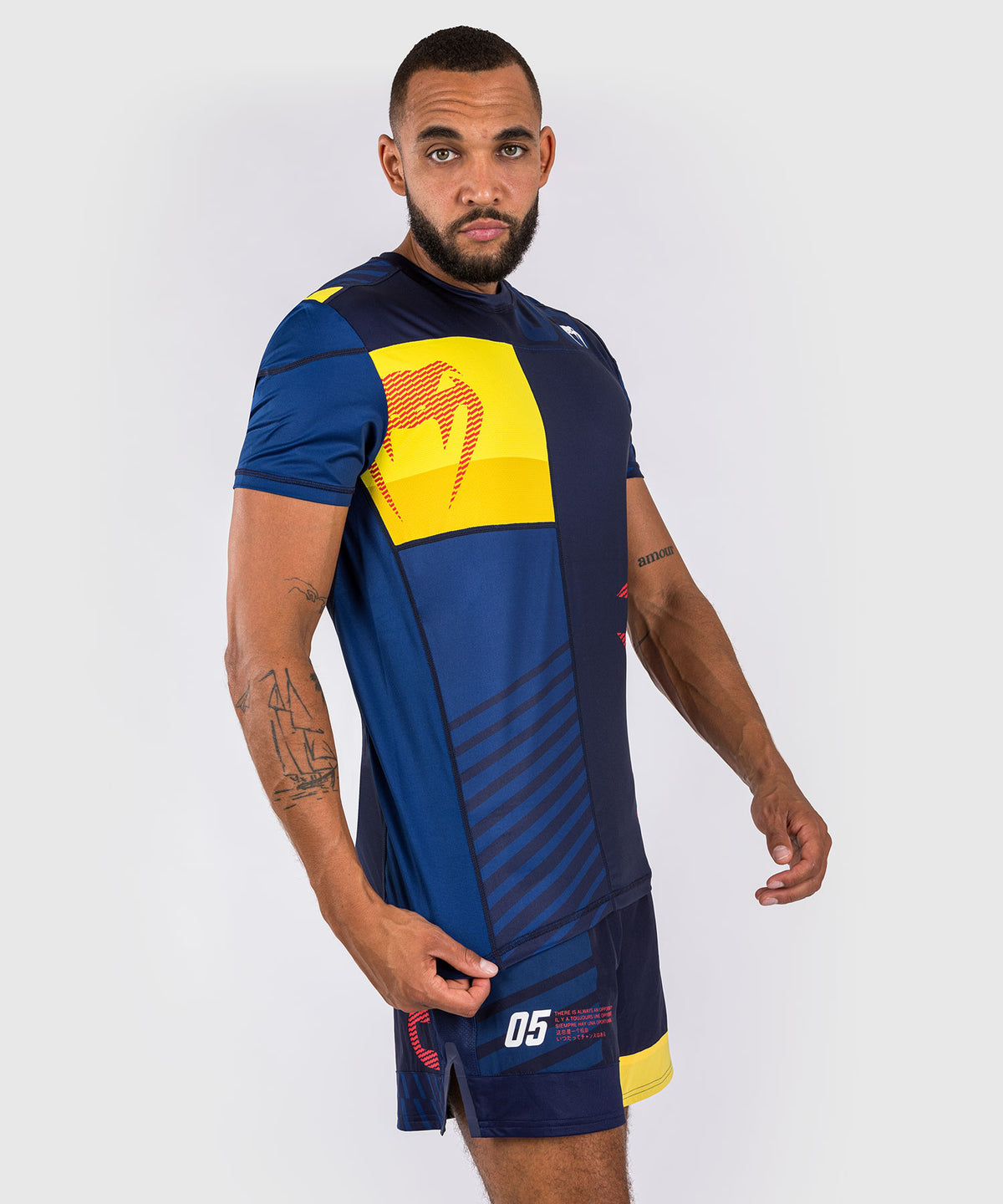 T-shirt Dry Tech Venum Sport 05 - Bleu/Jaune