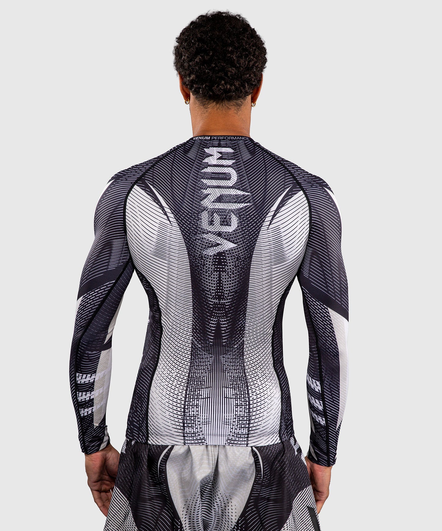Rashguard à Manches Longues Venum Galactic 3.0 - Blanc Cassé/Noir