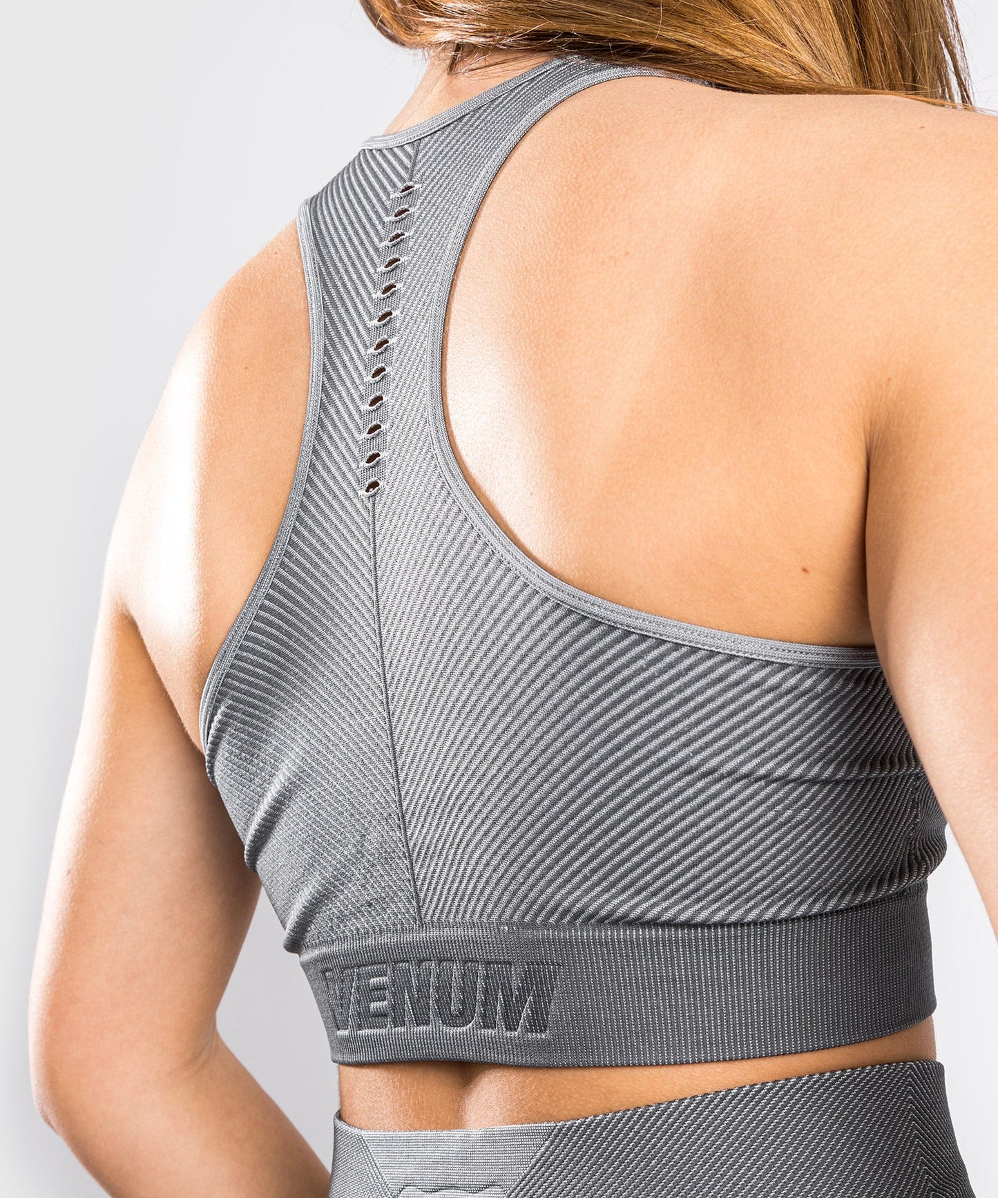 Brassière de Sport Venum Sparring  Seamless - Pour Femmes - Gris Foncé