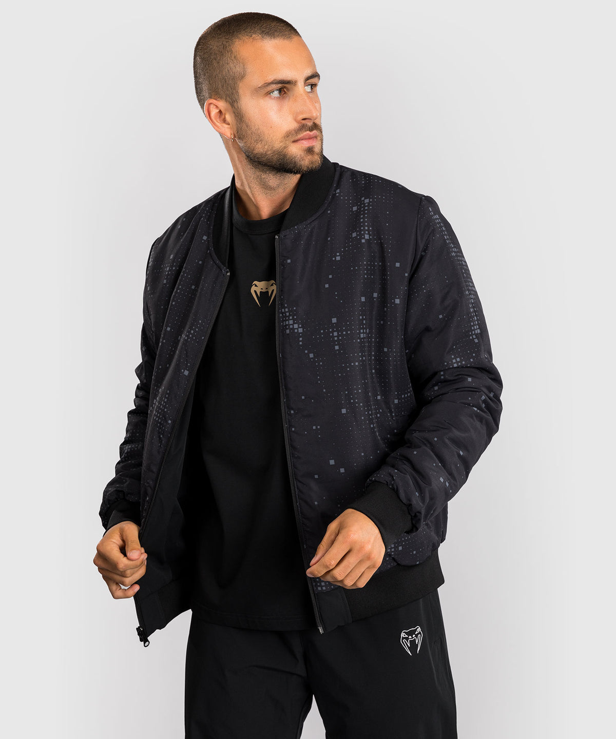 Venum Eclipse Cazadora Bomber – Negro/Hueso