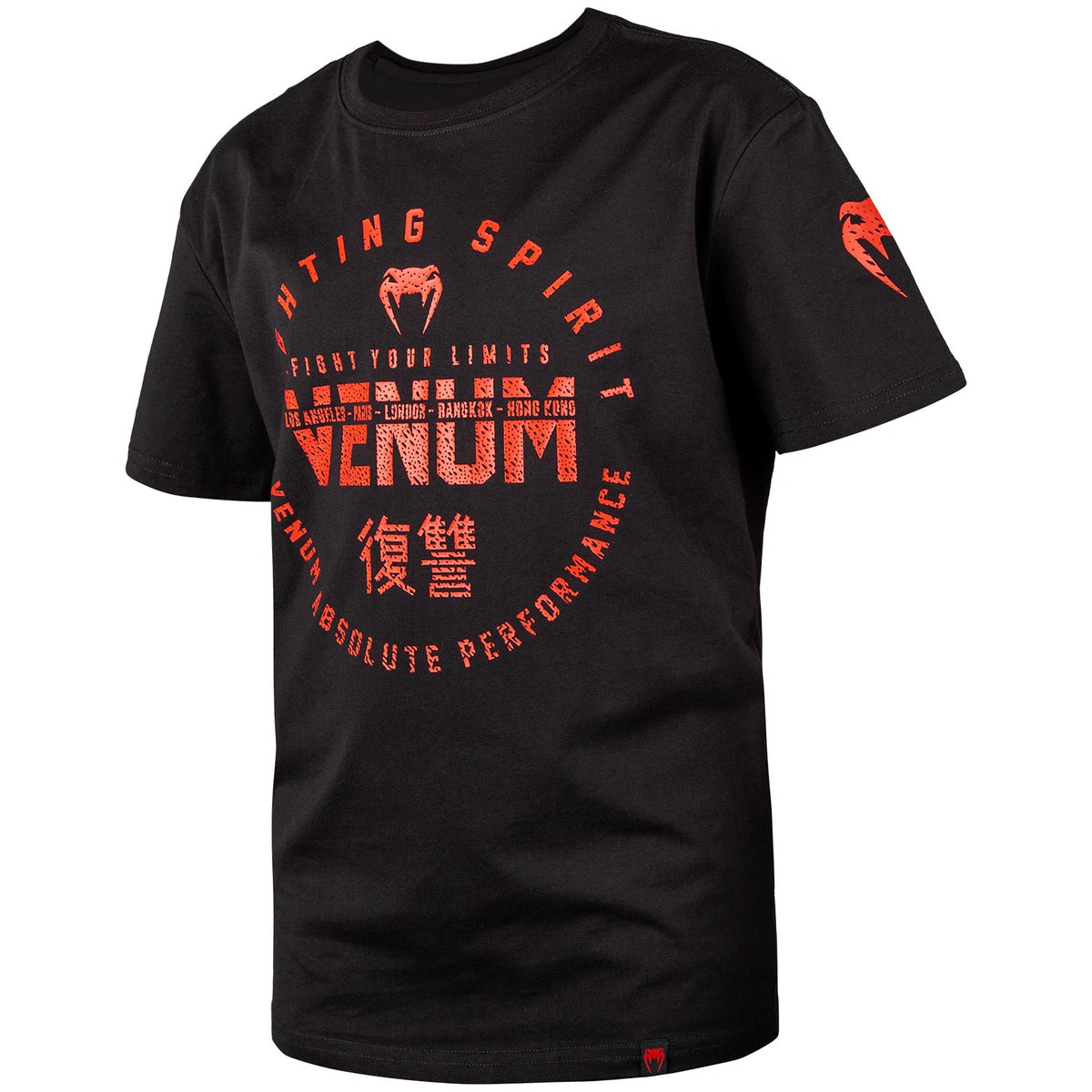 Venum Signature Kids T-shirt - Black/Red