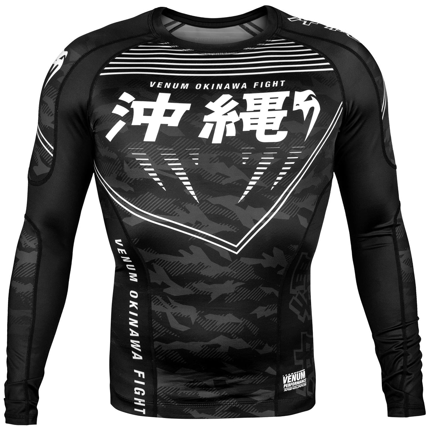 Rashguard Venum Okinawa 2.0 - Manches longues - Noir/Blanc