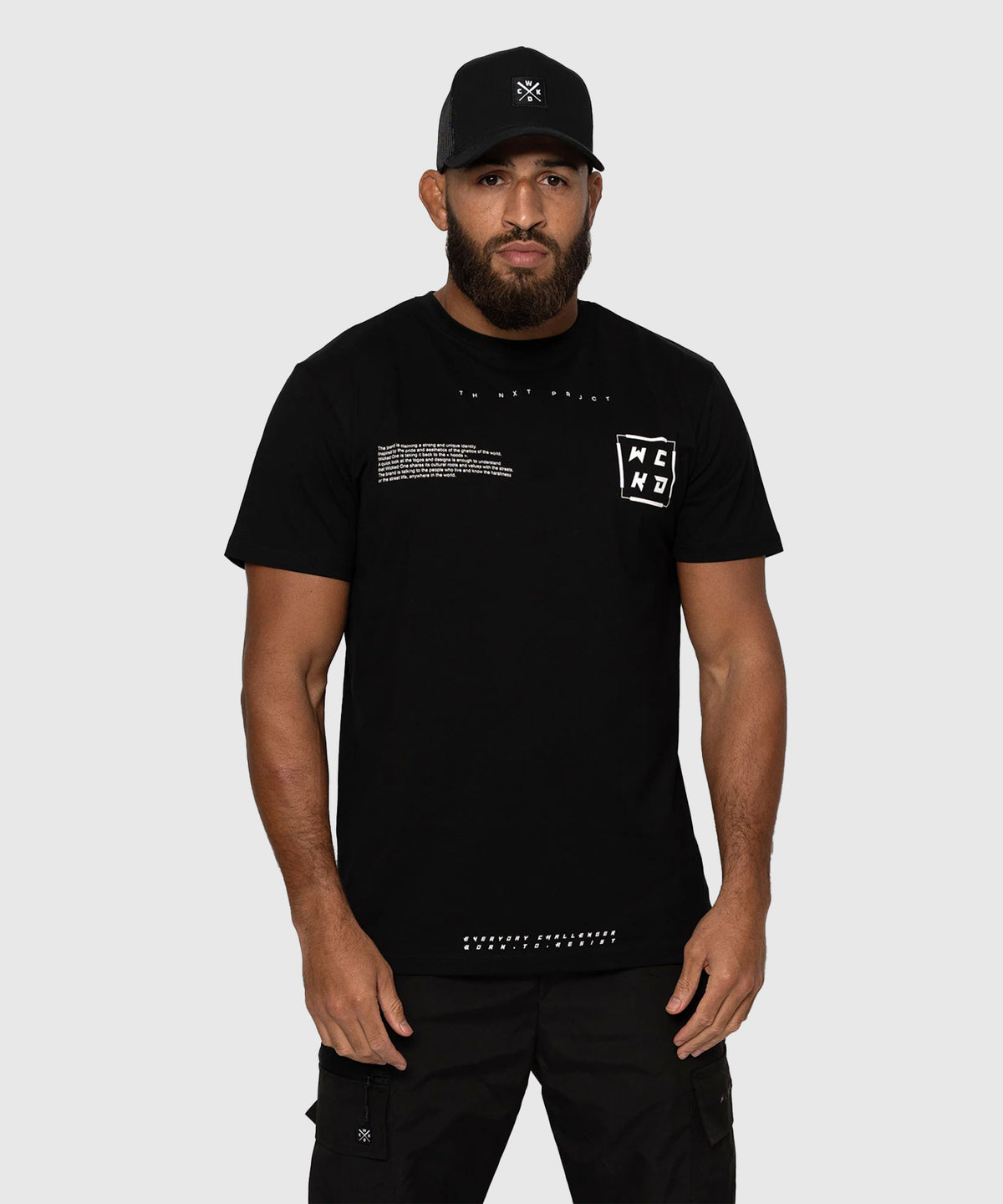 Wicked One Project Trainings-T-Shirt - Schwarz