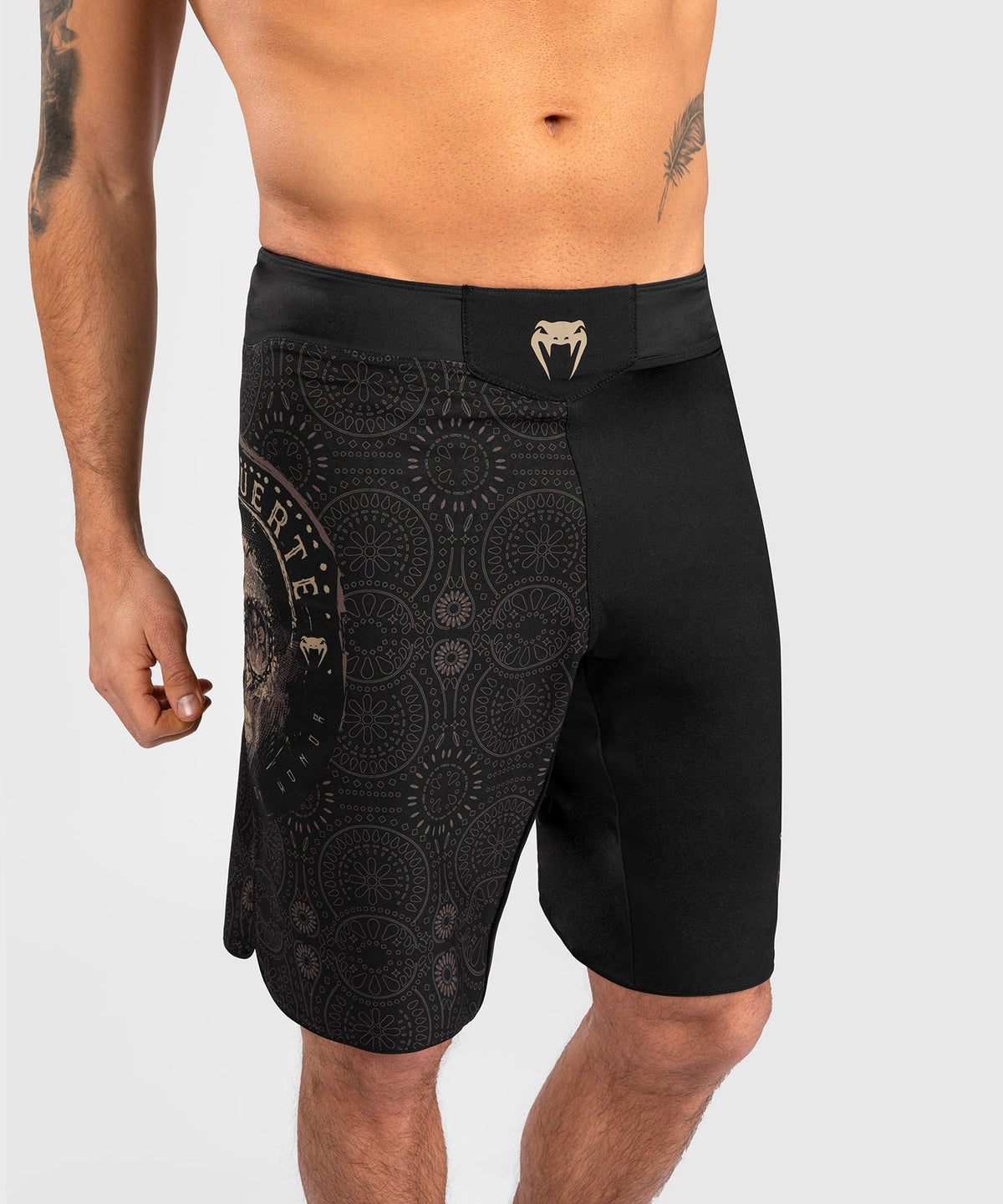 Venum Santa Muerte Dark Side Fightshort - Schwarz/Braun