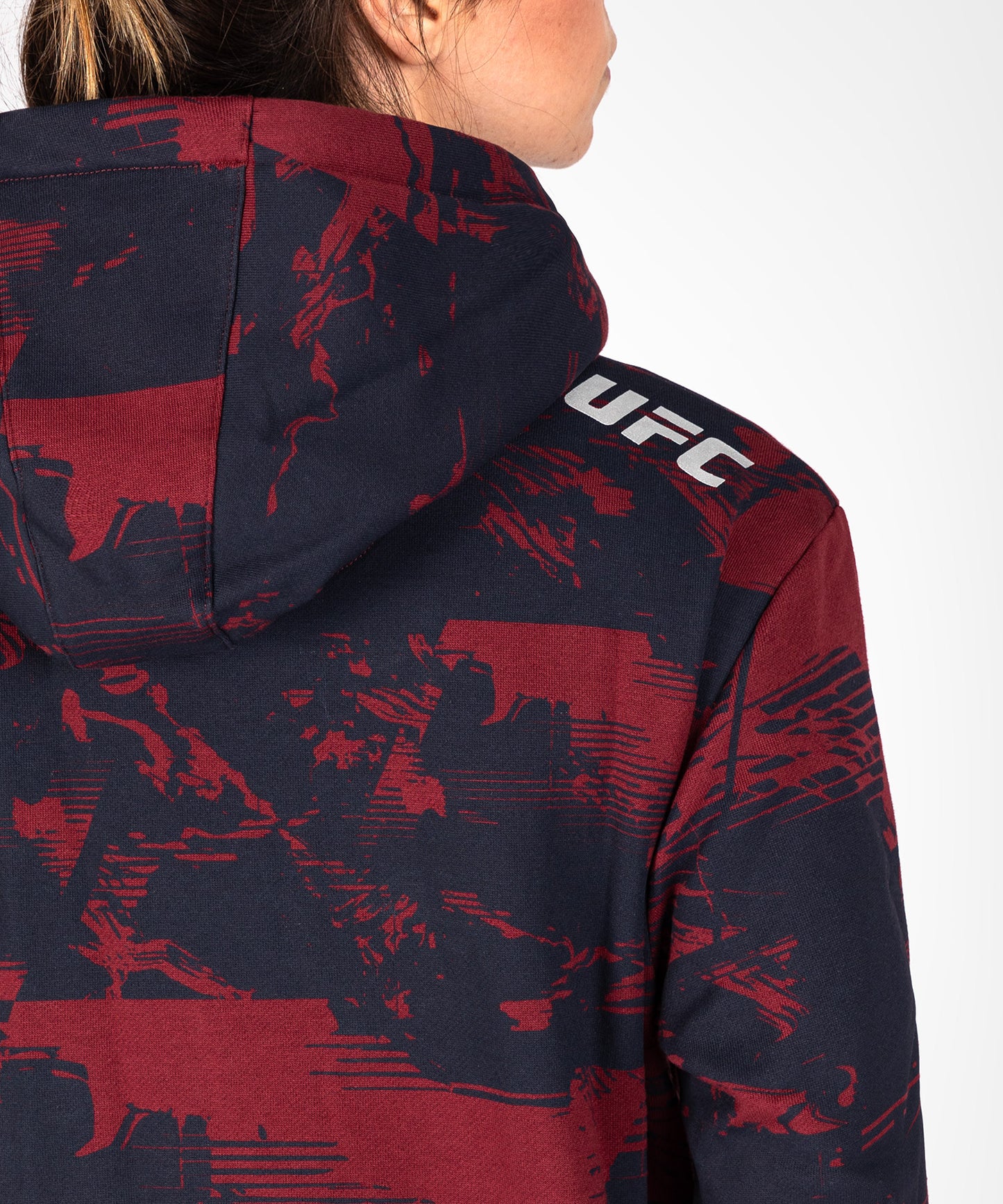 UFC Zenith by Venum Authentic Fight Week Felpa Donna - Blu navy/Bordeaux/Argento