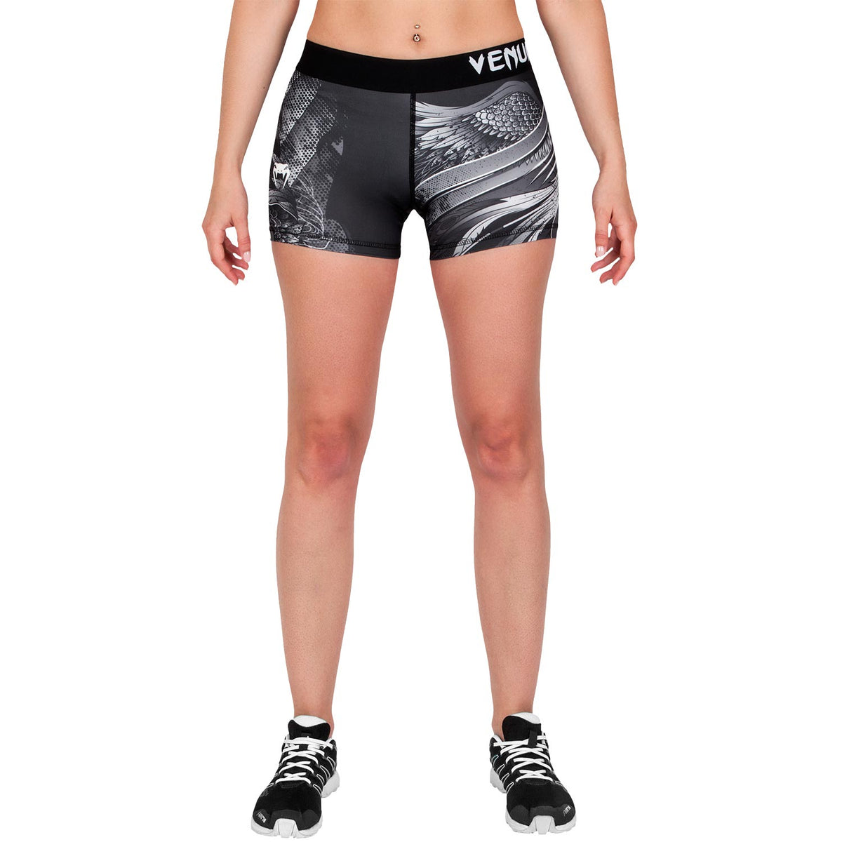 Pantaloncini a compressione Venum Phoenix - Neri/Bianchi - Donna