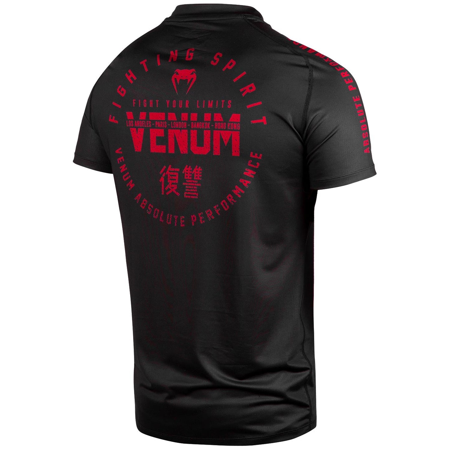 T-shirt Dry Tech Venum Signature - Noir/Rouge