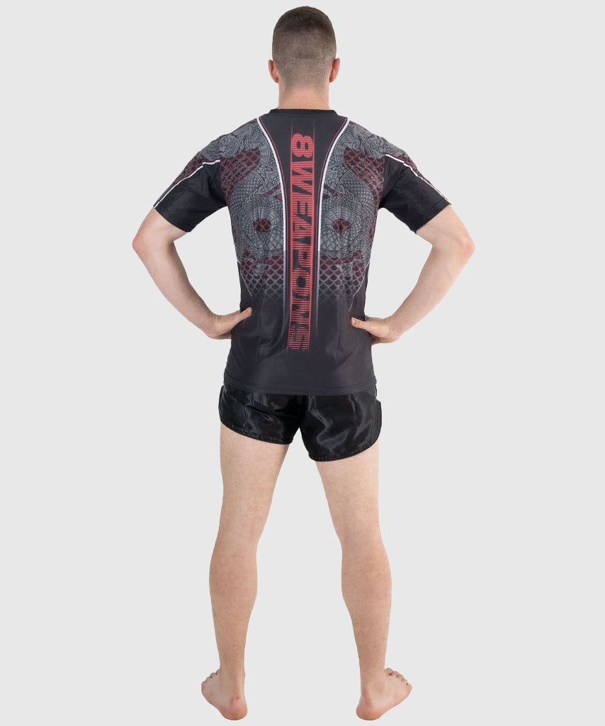 T-shirt 8 Weapons Functional Naga Yant - Noir/Rouge