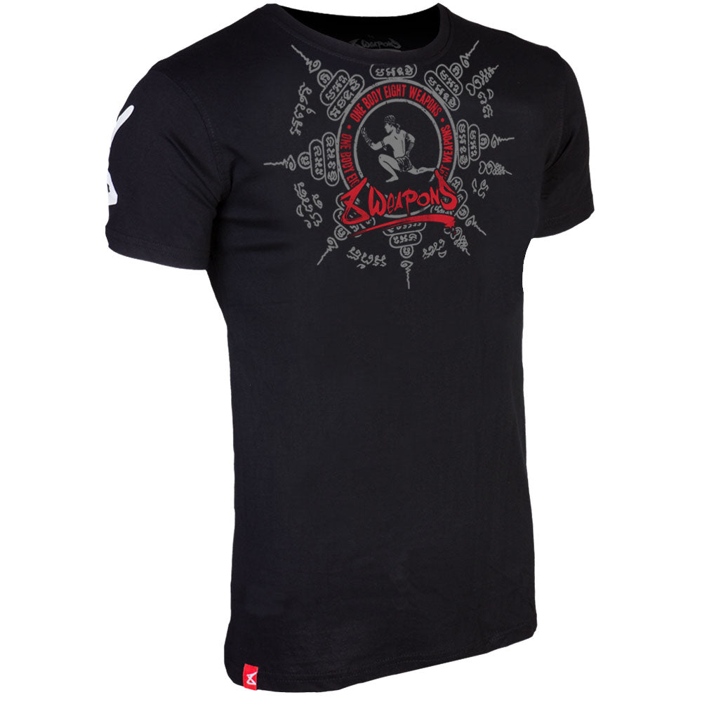 8 Weapons Eight Ways S Camiseta - Negro
