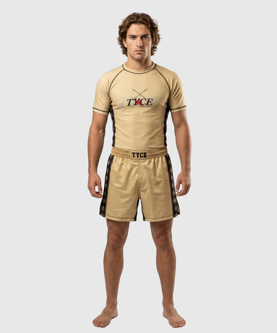 TYCE CULTURE OF WAR Alexander der Große Grappling-Rashguard - Gold
