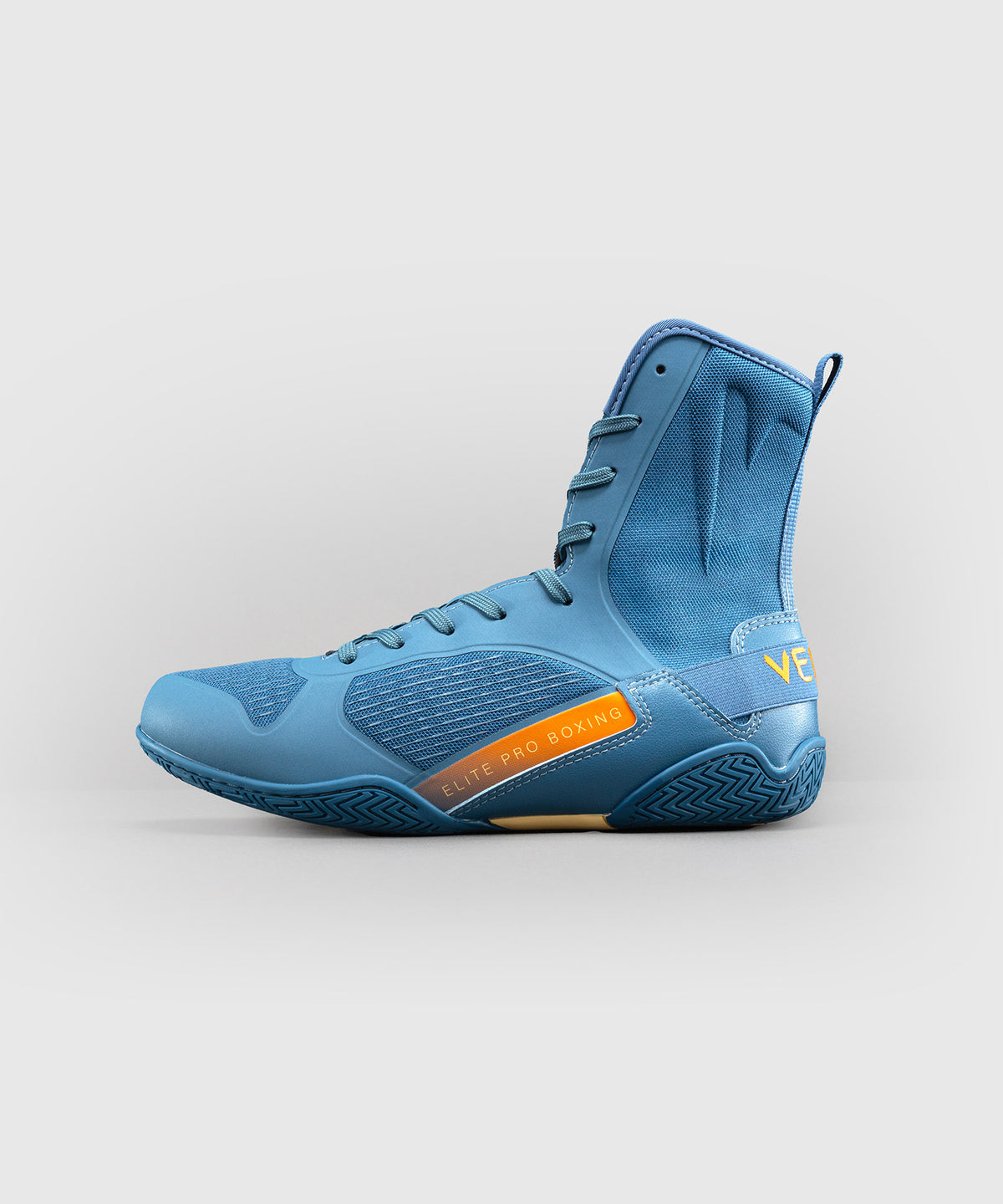 Venum Elite Neo Boxschuhe – Stahlblau/Orange