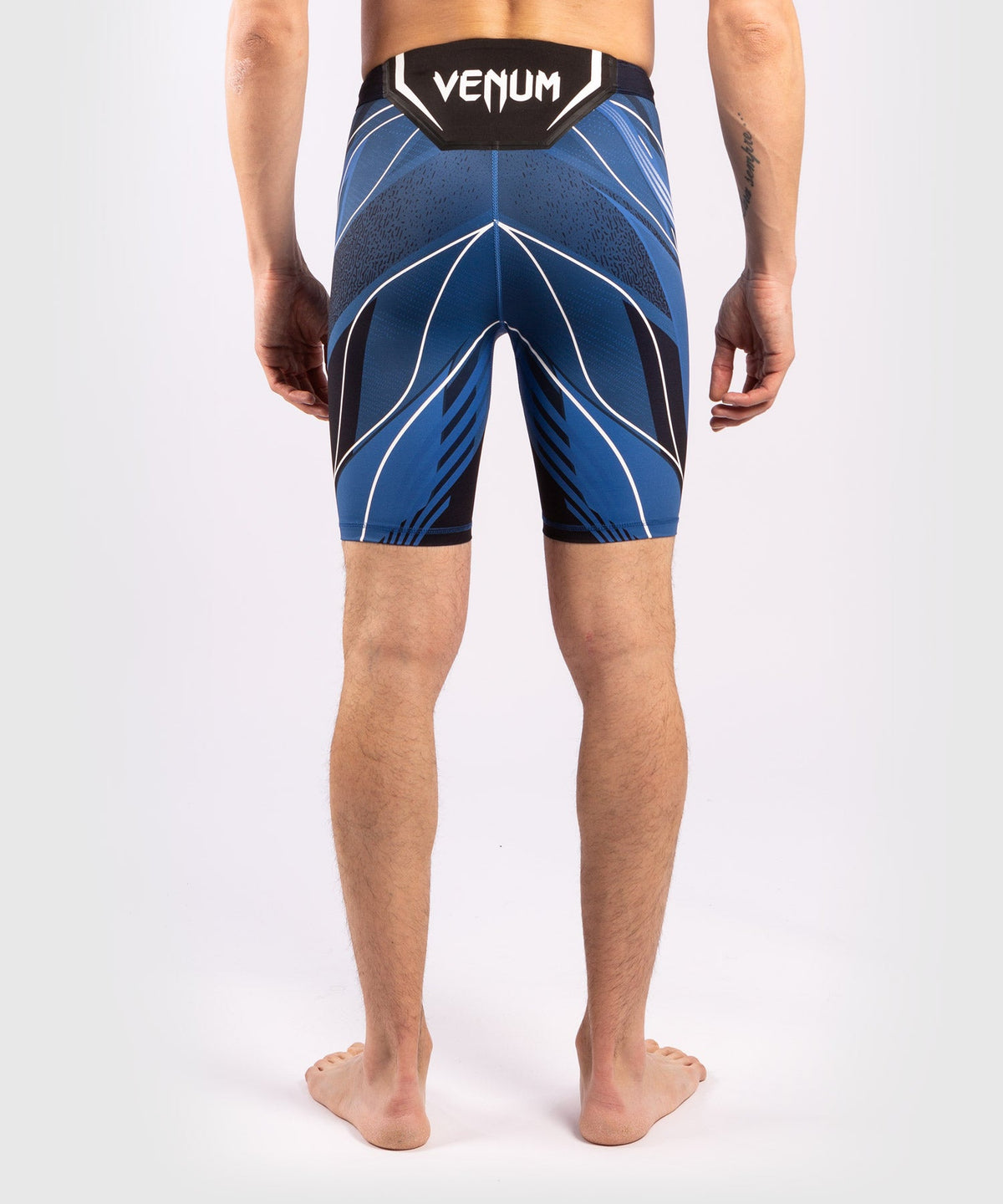 Short de compression pour Hommes UFC Venum Authentic Fight Night - Coupe Longue - Bleu