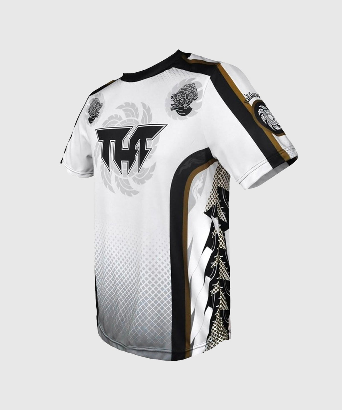 Tuff Dry Fit Twin Hanuman Heads Maglietta - Bianco