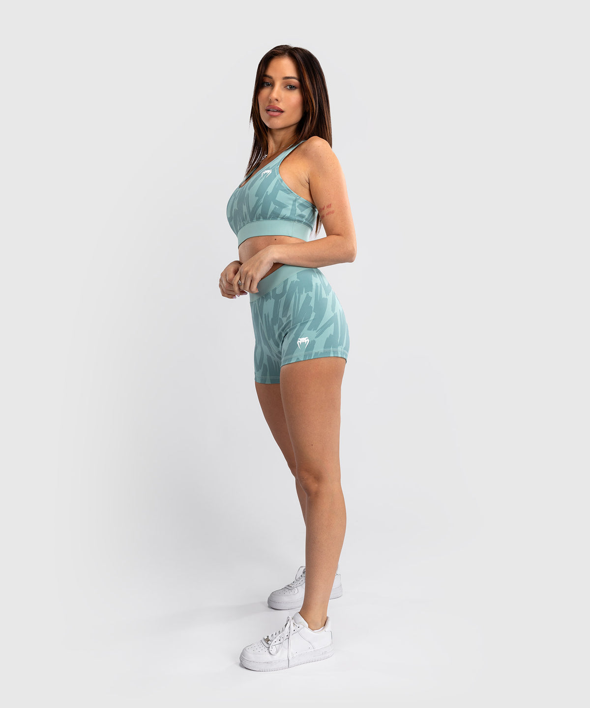 Venum Graffiti Frauen Kompressionsshorts - Aqua