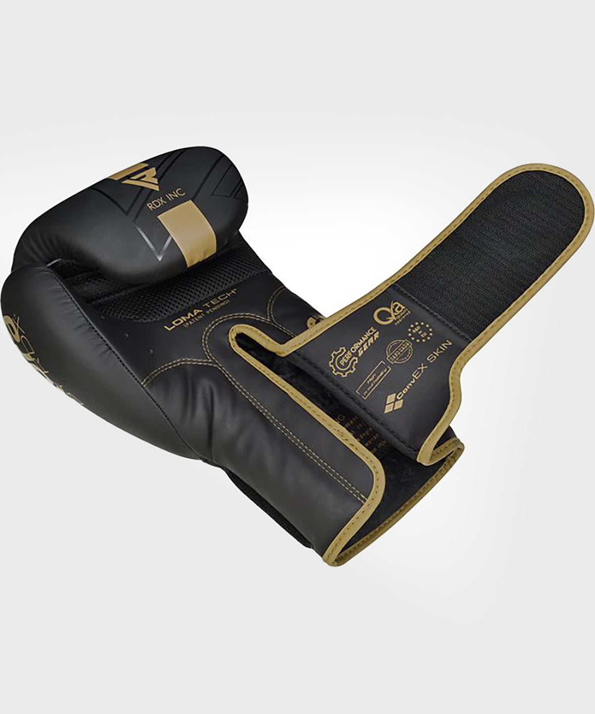 RDX F6 Kara Boxing Gloves - Black/Gold