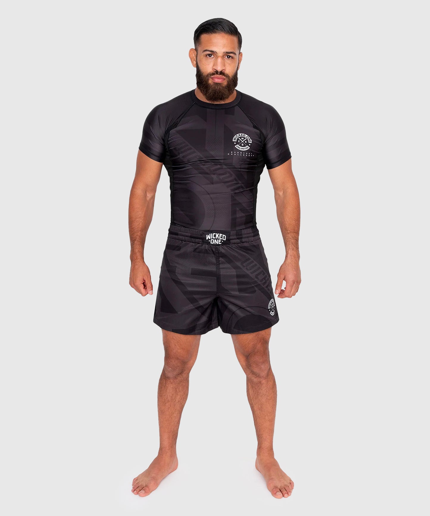 Short de MMA Wicked One Element Outsiderz - Noir