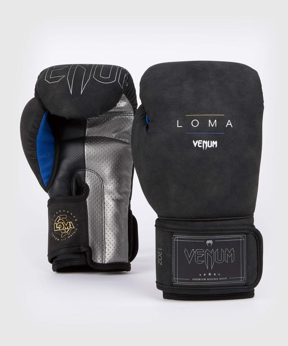 Venum Loma Classic Boxhandschuhe - Schwarz/Blau