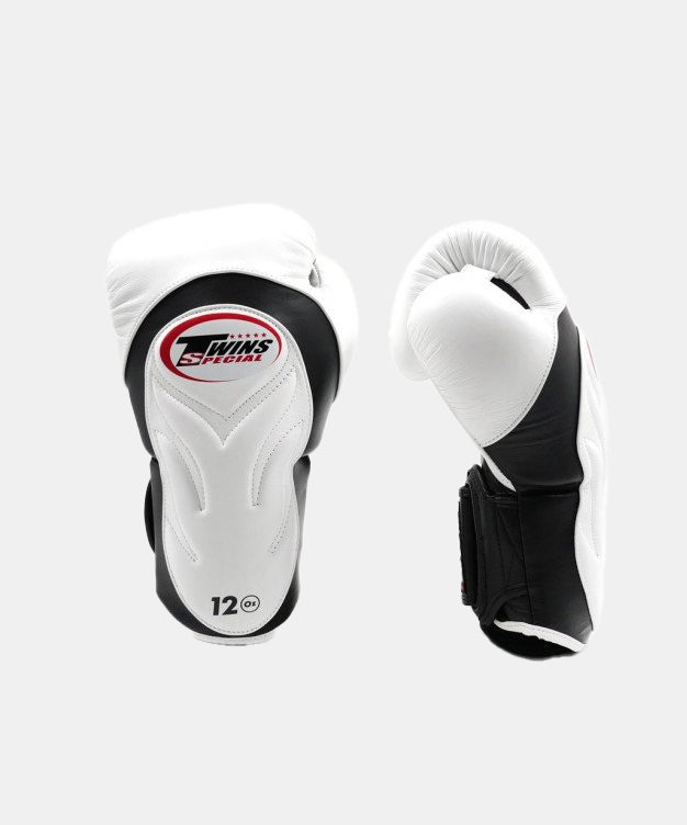 Twins BGVL6 Guantes de Boxeo - Blanco/Negro