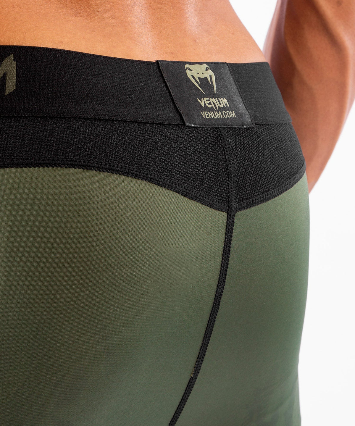 Men's UFC Compression Pants Venum Authentic Fight Week - Khaki
