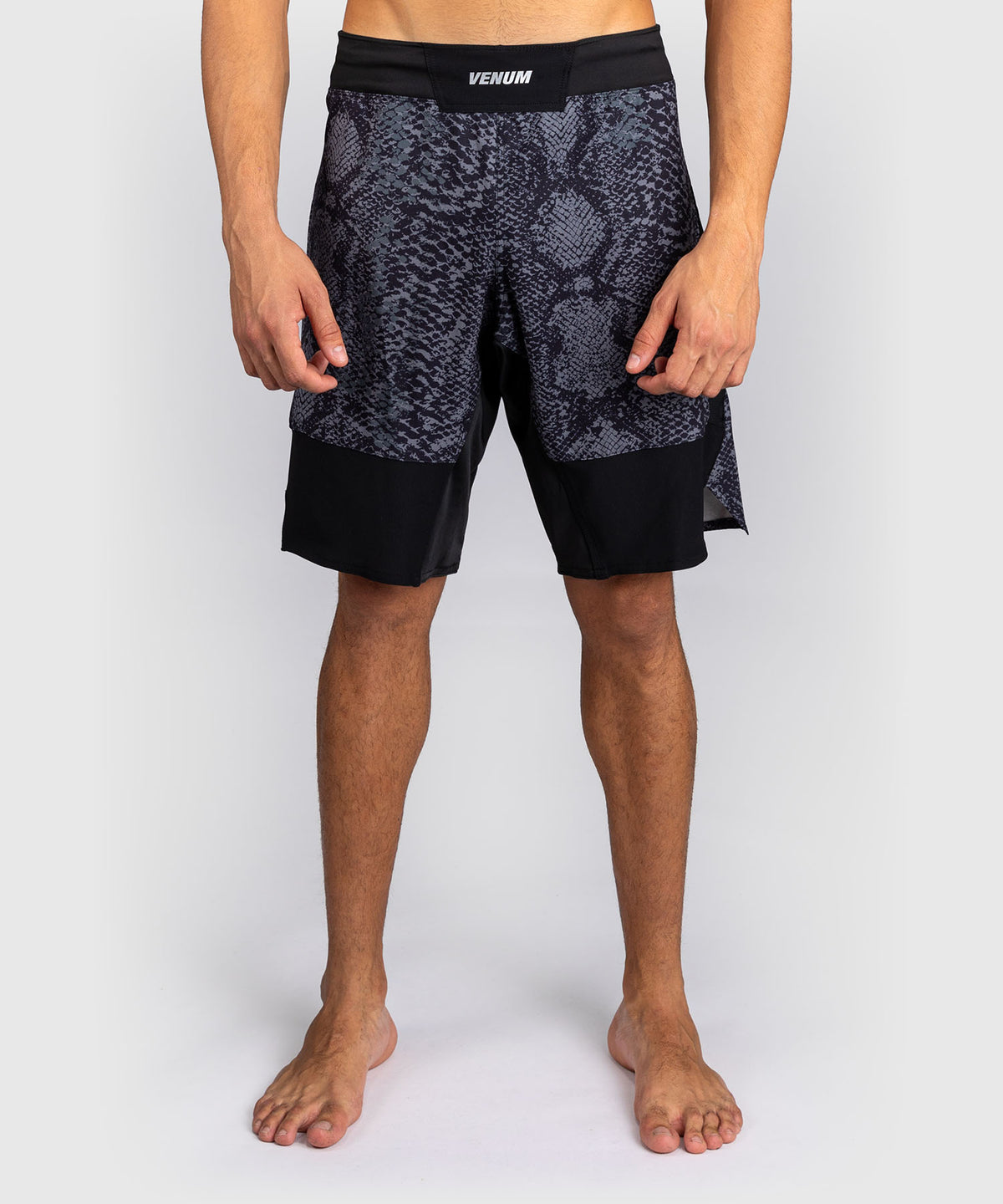 Short de Combat Venum G-Fit Scales – Noir/Gris Charbon