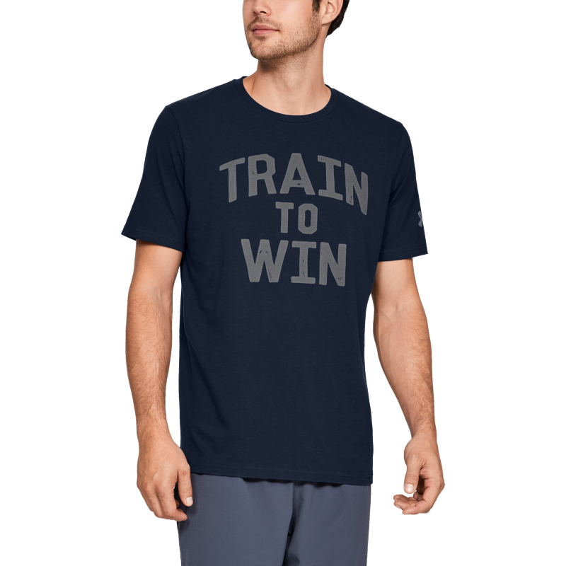 Under Armour Train to Win T-Shirt – Marineblau