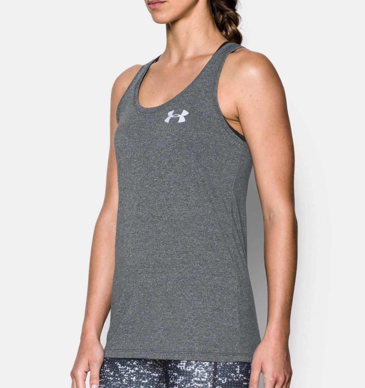 Débardeur Femme Under Armour UA Racer Threadborne™ Twist Graphic - Noir