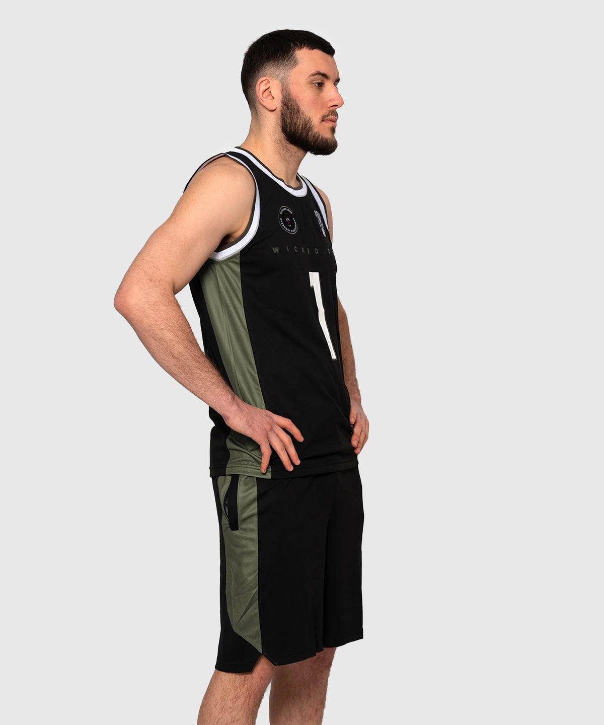 Short de MMA Wicked One Whacks - Noir/Kaki