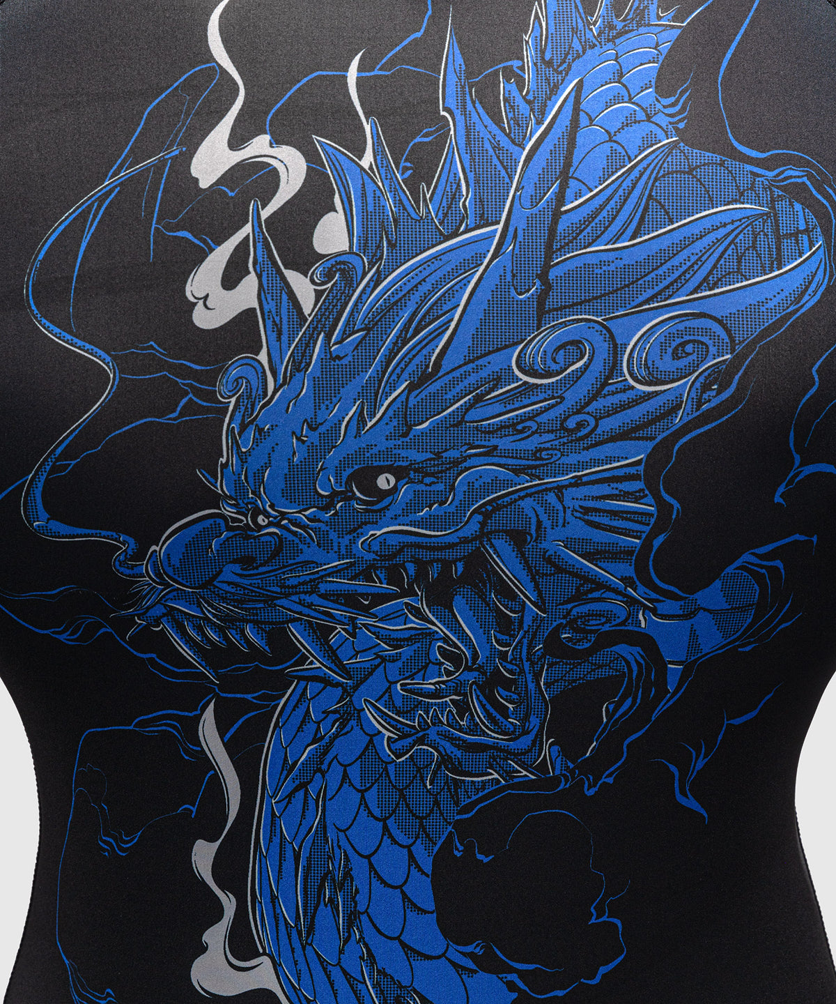 Venum Thunder Dragon Rashguard Manga Larga – Negro/Azul Real