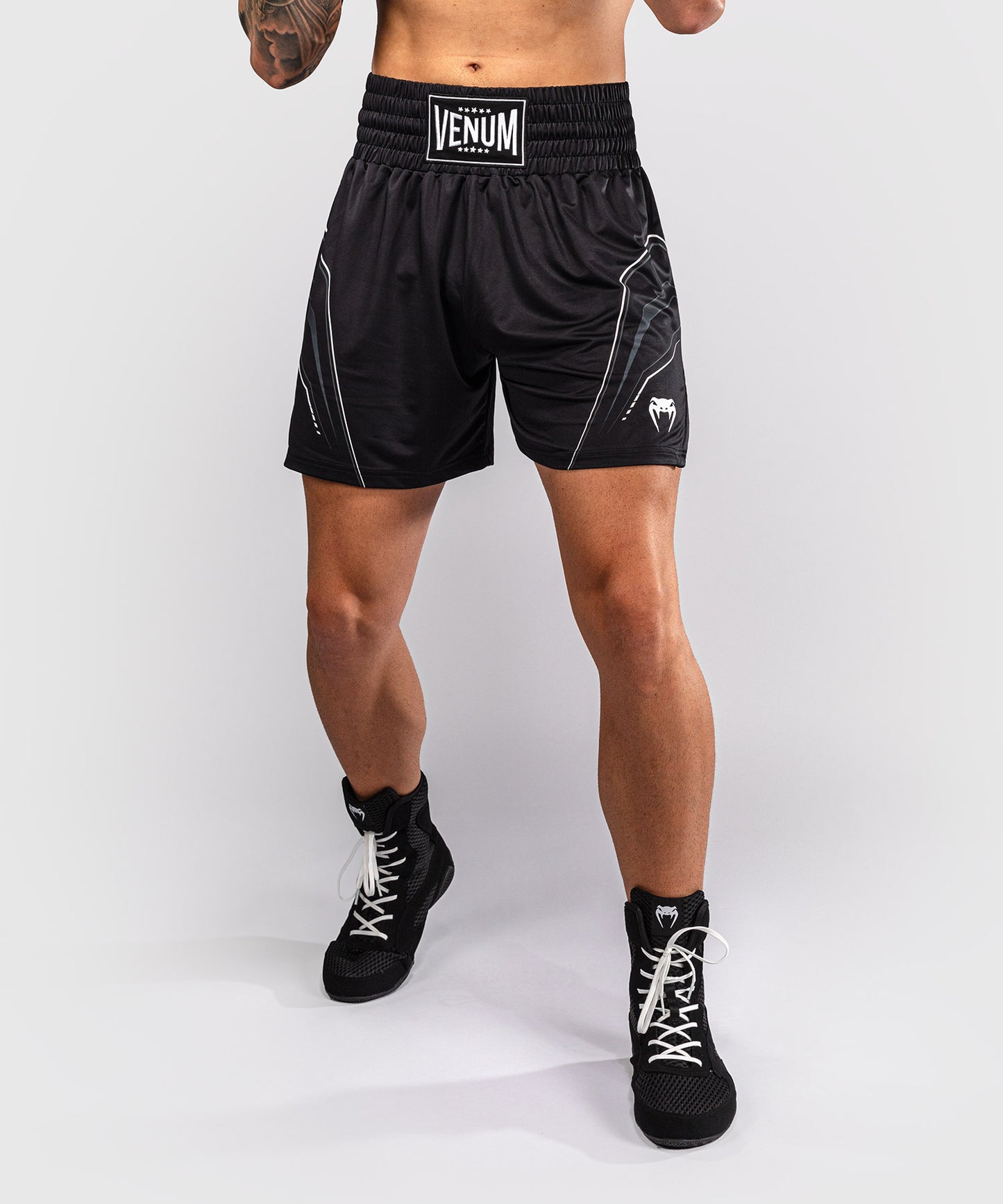 Short de Boxe Venum Streamline – Noir/Blanc