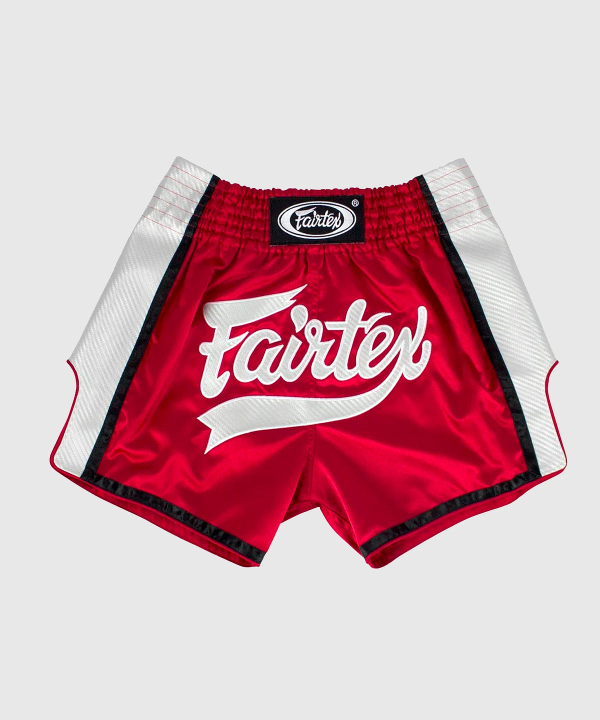 Short de boxe thaï Fairtex - Rouge/Blanc
