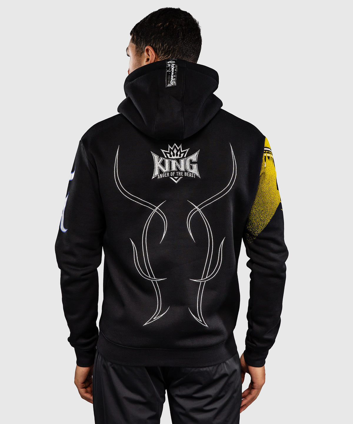 Venum x TEKKEN 8 Felpa con Cappuccio - King - Nero/Giallo